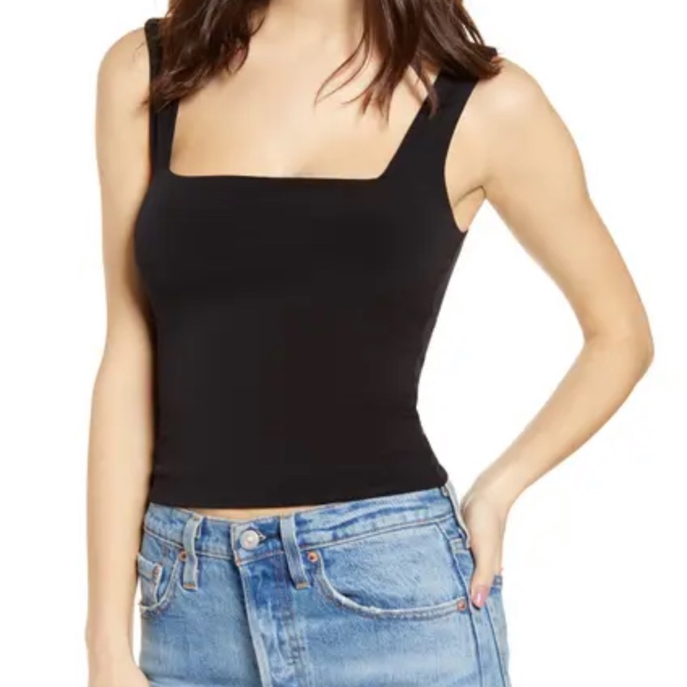 Leith square neck tank